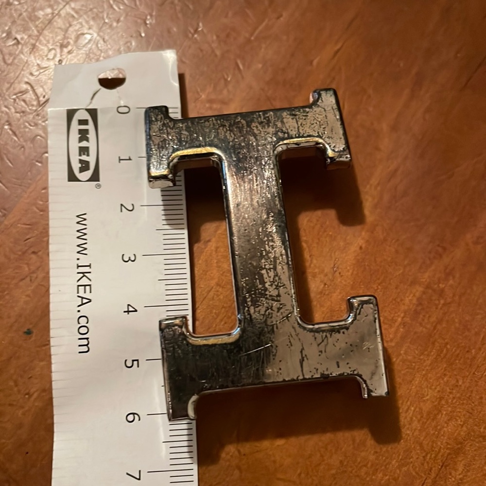 Authentic Hermès metal belt buckle